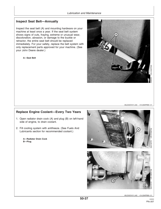 John Deere 6700 Self-Propelled Sprayer (008001-010000) Operator's Manual (OMN300165) - Image 4