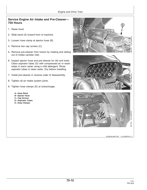 John Deere 4720 Self-Propelled Sprayer (000101-) Operator's Manual (OMN300191) - Image 2