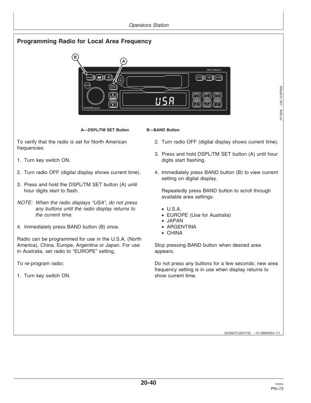 John Deere 4720 Self-Propelled Sprayer (000101-) Operator's Manual (OMN300191) - Image 4