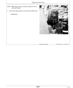 Alternative view of John Deere 9986 Cotton Picker (014001-) Operator's Manual (OMN300192)