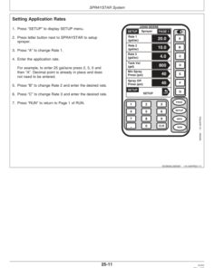 Alternative view of John Deere 4710 Self Propelled Sprayer (006001-) Operator's Manual (OMN300207)