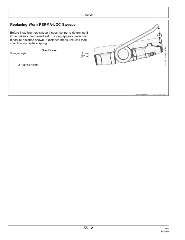 John Deere 2210 Floating Hitch Field Cultivator North America (000001-001999) Operator's Manual (OMN300227) - Image 3