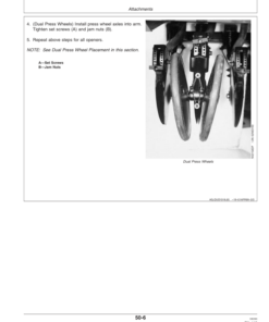 Alternative view of John Deere 455 Folding Grain Drills Operator's Manual (OMN300244)