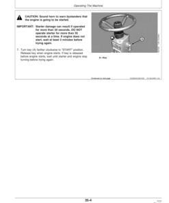 Alternative view of John Deere 9986 Cotton Picker (016001-) Operator's Manual (OMN300288)