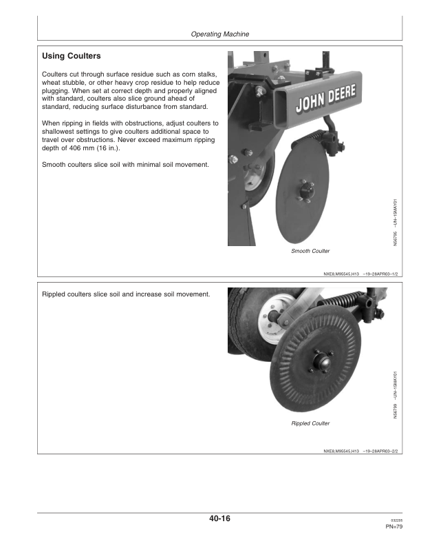 John Deere 2100 Minimum Till Ripper North America (000000-007999) Operator's Manual (OMN300336) - Image 3