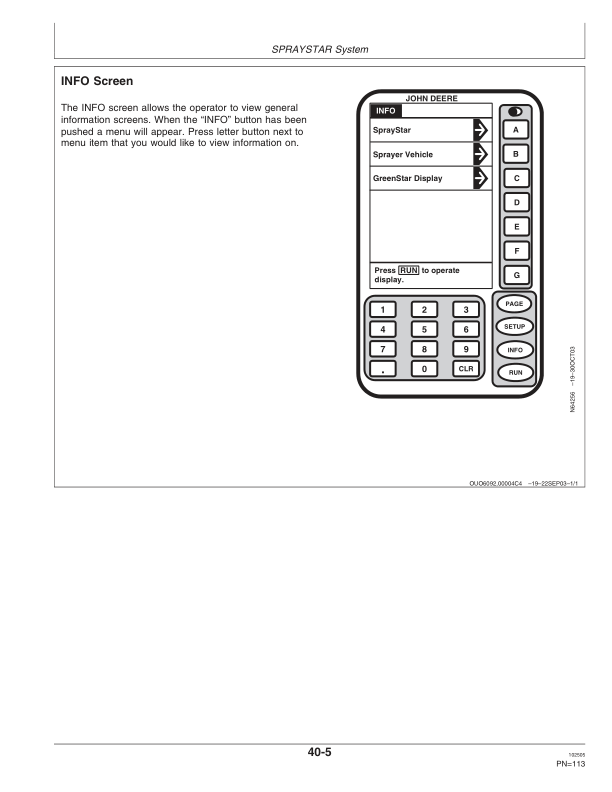 John Deere 4920 Self-Propelled Sprayer (000101-) Operator's Manual (OMN300349) - Image 2