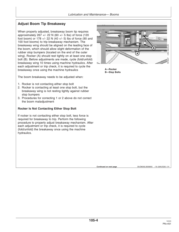 John Deere 4920 Self-Propelled Sprayer (000101-) Operator's Manual (OMN300349) - Image 3