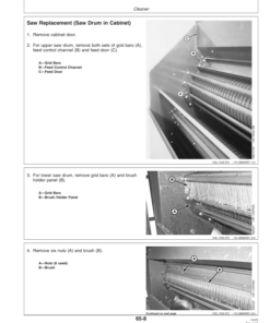 Alternative view of John Deere 7460 Cotton Strippers North America (018001-020000) Operator's Manual (OMN300367)