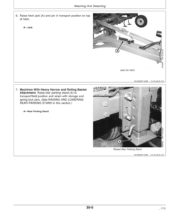 Alternative view of John Deere 2210 Level-Lift Field Cultivator North America (040000-740100) Operator's Manual (OMN300475)