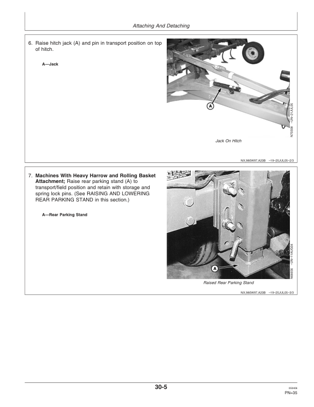 John Deere 2210 Level-Lift Field Cultivator North America (040000-740100) Operator's Manual (OMN300475) - Image 2