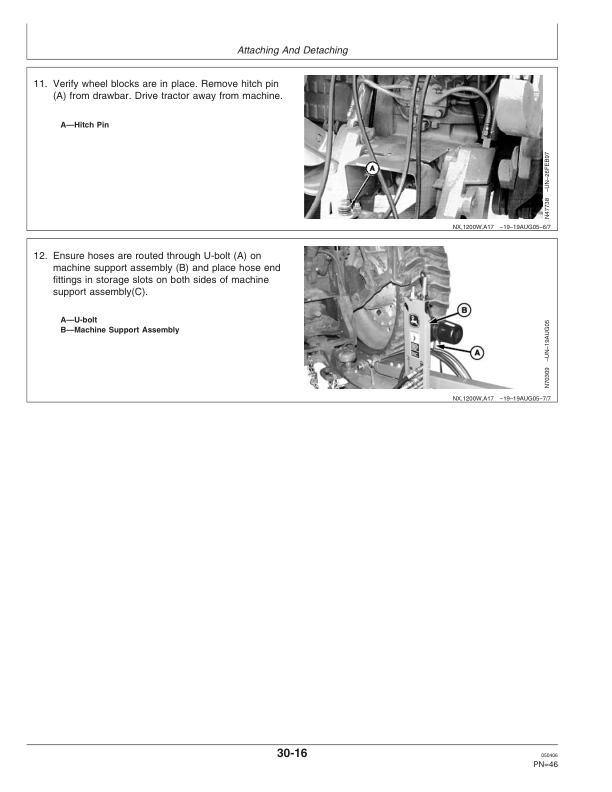 John Deere 2210 Level-Lift Field Cultivator North America (040000-740100) Operator's Manual (OMN300475) - Image 3