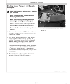 Alternative view of John Deere 2700 Mulch Ripper Operator's Manual (OMN300545)