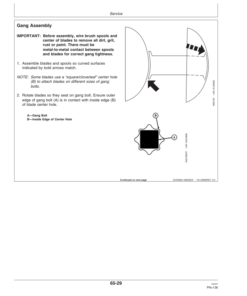 Alternative view of John Deere 637 Regular Rock Disk (5-Section) Operator's Manual (OMN300547)