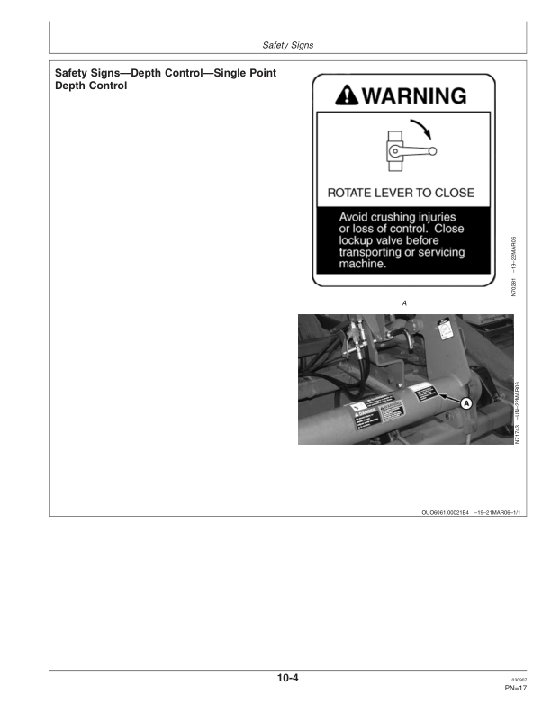 John Deere 2210 Level-Lift Field Cultivator North America (006000-007999) Operator's Manual (OMN300610) - Image 2