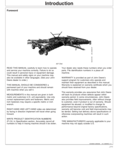 Alternative view of John Deere 637 Regular, Rock, BlackLand, WheatLand Disks (012000-) Operator's Manual (OMN300629)