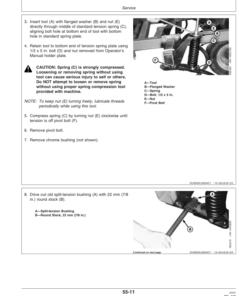 Alternative view of John Deere 2210 Floating Hitch Field Cultivator North America (006000-007999) Operator's Manual (OMN300671)