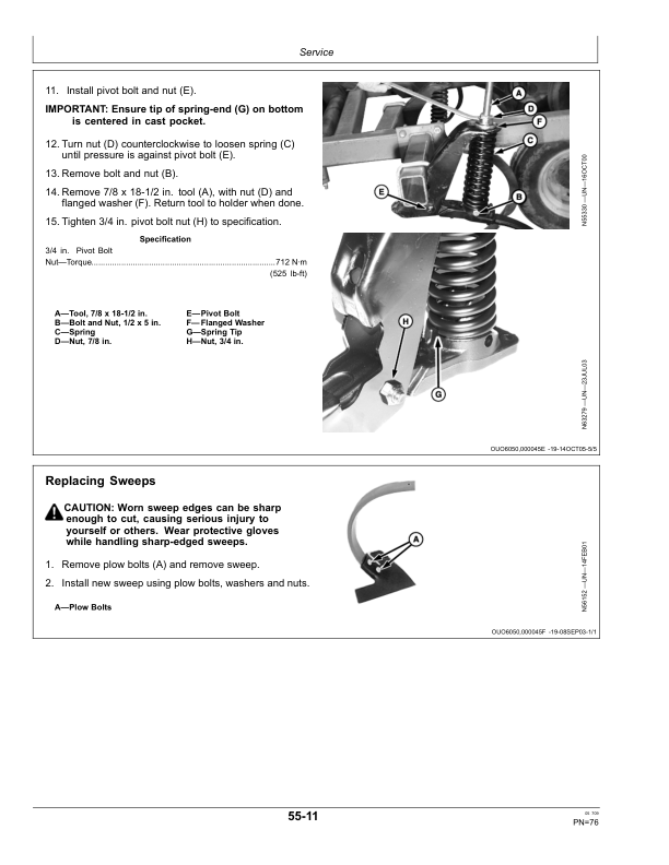 John Deere 2410 Chisel Plow North America (008000-011999) Operator's Manual (OMN300678) - Image 3