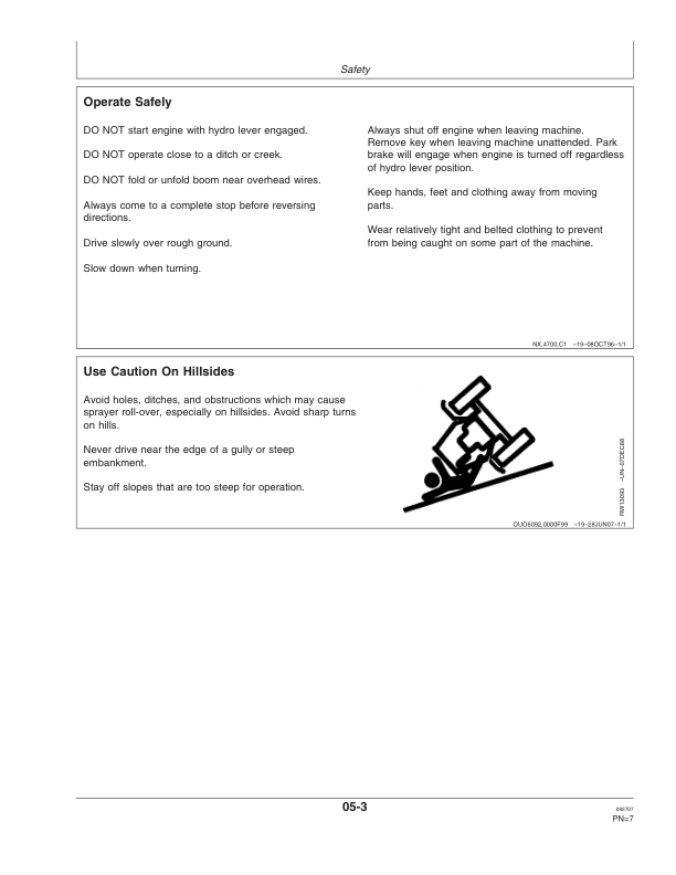 John Deere 4730 & 4830 Self-Propelled Sprayers Export Edition (002001-004000) Operator's Manual (OMN300725) - Image 2