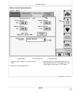 Alternative view of John Deere 4930 Self-Propelled Sprayer (004001-) Operator's Manual (OMN300726)