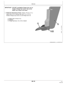 Alternative view of John Deere 2100 Minimum Till Ripper North America (008000-009999) Operator's Manual (OMN300727)