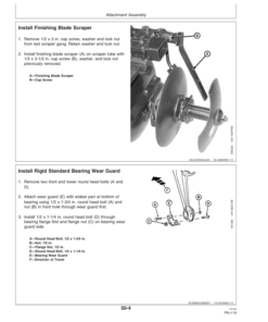 Alternative view of John Deere 637 Regular, Rock, BlackLand, WheatLand Disks (014000-) Operator's Manual (OMN300793)