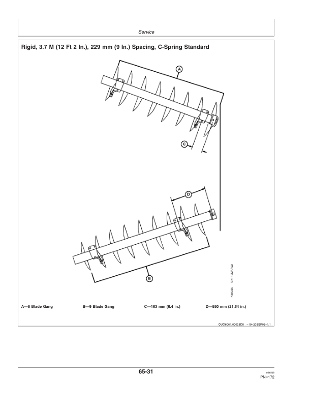 John Deere 637 Regular, Rock, BlackLand, WheatLand Disks (014000-) Operator's Manual (OMN300793) - Image 3
