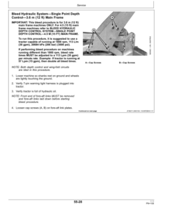 Alternative view of John Deere 2210 Floating Hitch Field Cultivator North America (008000-760100) Operator's Manual (OMN300811)