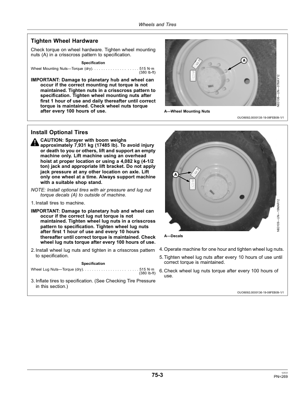 John Deere 4630 Self-Propelled Sprayers North America (000101-018000) Operator's Manual (OMN300896) - Image 3