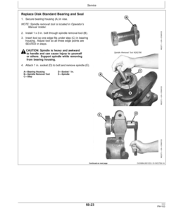 Alternative view of John Deere 2700 Mulch Ripper Operator's Manual (OMN300913)