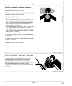 Alternative view of John Deere 4930 Self-Propelled Sprayer (006001-) Operator's Manual (OMN316012)