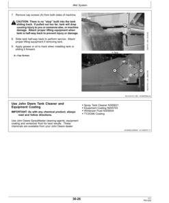 Alternative view of John Deere 6700 Self-Propelled Sprayer (022001-) Operator's Manual (OMN319591)
