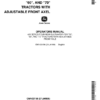 John Deere 420 Series Four-Row Cultivator Operator's Manual (OMN33156)