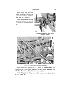Alternative view of John Deere 420 Series Four-Row Cultivator Operator's Manual (OMN33156)
