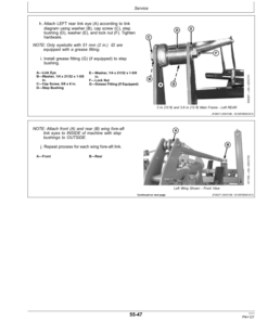Alternative view of John Deere 2210 Floating Hitch Field Cultivator European Edition (008000- ) Operator's Manual (OMN332301)