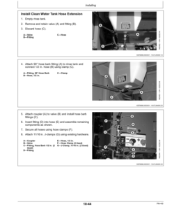 Alternative view of John Deere 4830 Sprayer High Clearance Kit BN400170 (-005999) Operator's Manual (OMN390188)