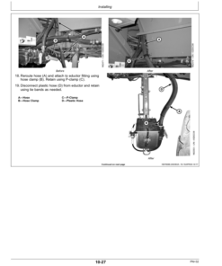 Alternative view of John Deere 4730, 4830 Sprayer High Clearance Kit BN400168 (008001-012999) Operator's Manual (OMN390191)