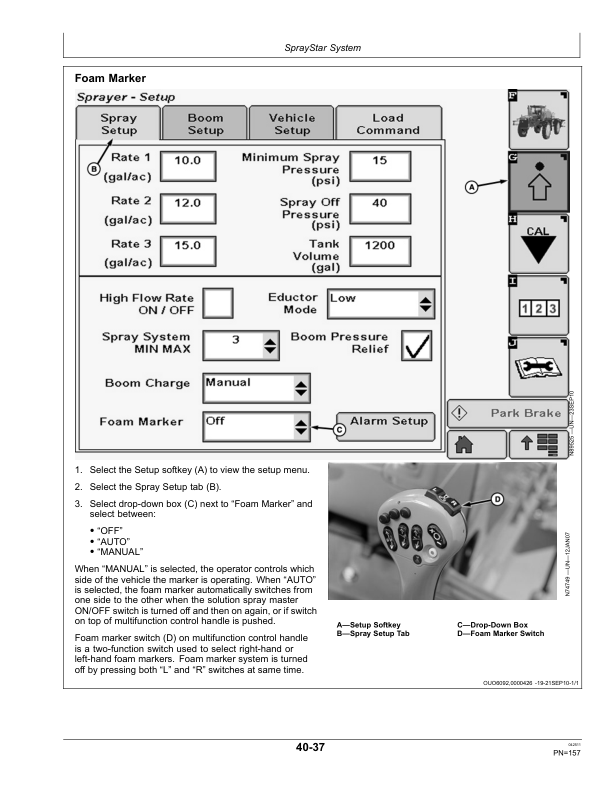 John Deere 4940 Self-Propelled Sprayer (000101-) Operator's Manual (OMN401209) - Image 2