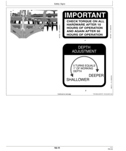 Alternative view of John Deere 2310 Mulch Finishers (North American) Operator's Manual (OMN401305)