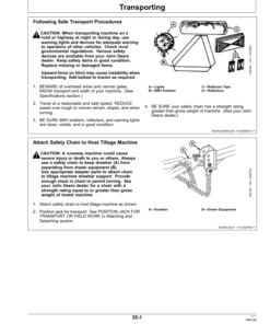 Alternative view of John Deere 200 Seedbed Finisher Operator's Manual (OMN401318)