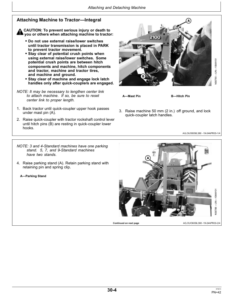 Alternative view of John Deere 2100 Minimum Till Ripper North America (012000- ) Operator's Manual (OMN401366)