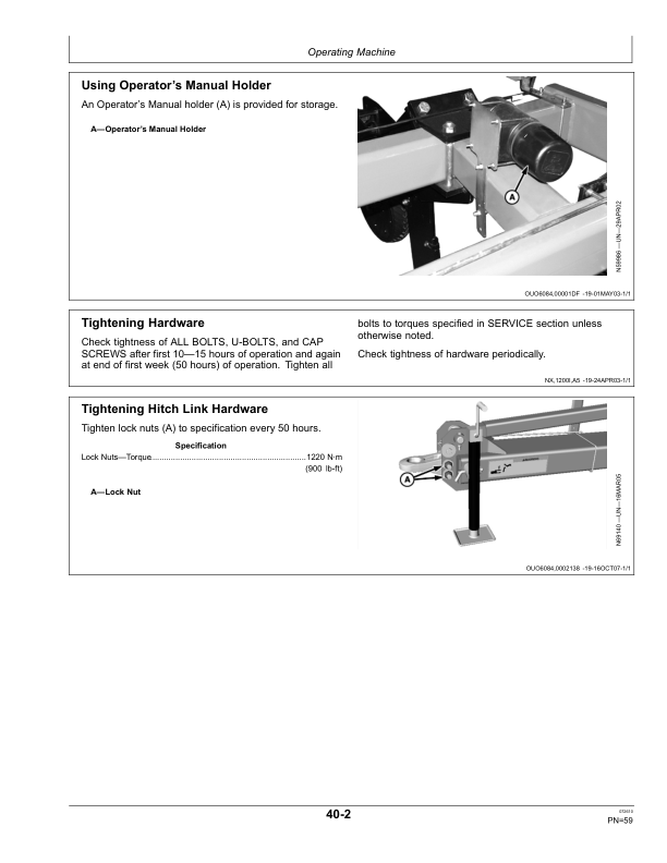 John Deere 2100 Minimum Till Ripper North America (012000- ) Operator's Manual (OMN401366) - Image 3