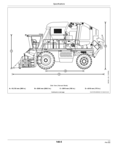 Alternative view of John Deere 7760 Cotton Picker (030001-) Operator's Manual (OMN401512)