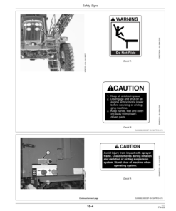 Alternative view of John Deere 4730 & 4830 Self-Propelled Sprayer North America (013001-018000) Operator's Manual (OMN401928)