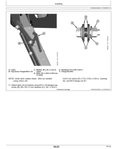 Alternative view of John Deere 4730, 4830 Sprayer High Clearance Kit BN400181 (013001-) Operator's Manual (OMN402058)