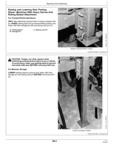 Alternative view of John Deere 2210 Level Lift Field Cultivators (Export Edition) Operator's Manual (OMN403090)