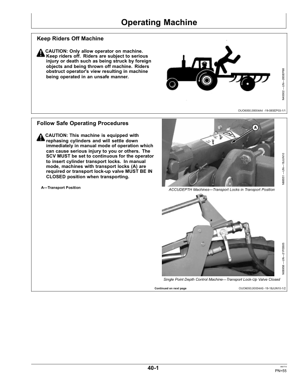 John Deere 2410 Chisel Plow (European Edition) Operator's Manual (OMN403091) - Image 2