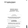John Deere 200 Seedbed Finisher (740101-) Operator's Manual (OMN403094)