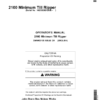 John Deere 2100 Minimum Till Ripper Export Edition (012000-740100) Operator's Manual (OMN403100)
