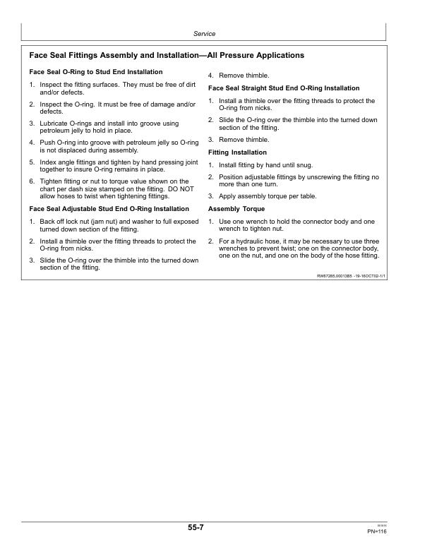 John Deere 2310 Mulch Finishers (Export Edition w/North American Lighting) Operator's Manual (OMN403241) - Image 2