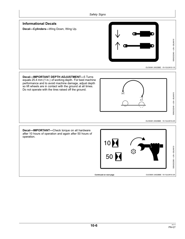 John Deere 2210 Floating-Hitch Field Cultivator (Export Edition) Operator's Manual (OMN403243) - Image 3